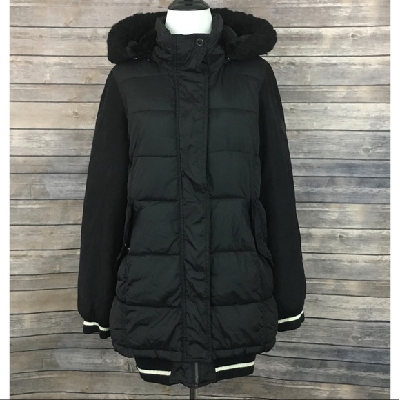 French Connection Hooded Puffer Coat - Picture 2 of 8